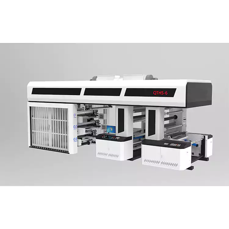 6개의 색깔 자동 귀환 제어 장치 드라이브 장치 유형 중앙 드럼 Flexo Printng 기계 소매 유형