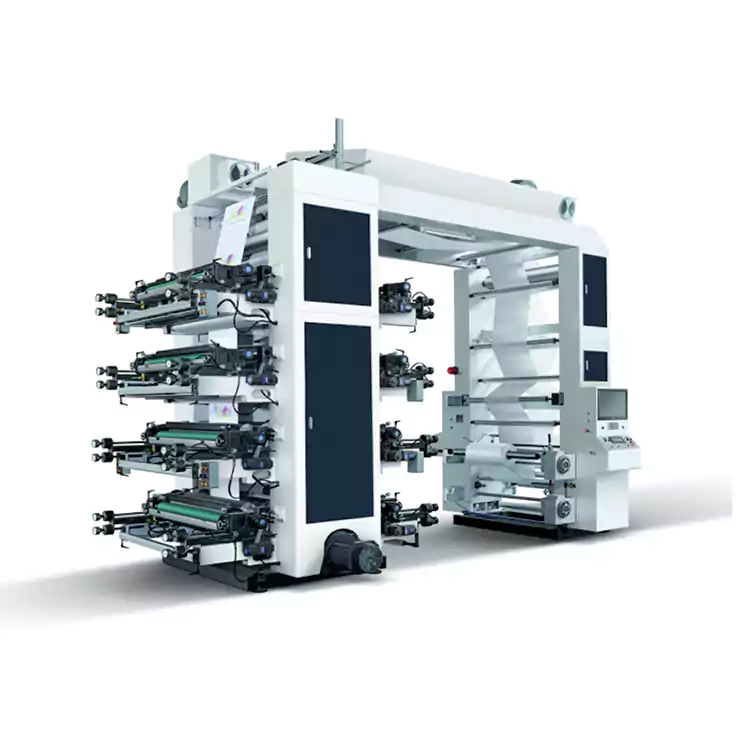 8개의 색깔 Flexographic 종이 봉지 기계 Flexo 인쇄기