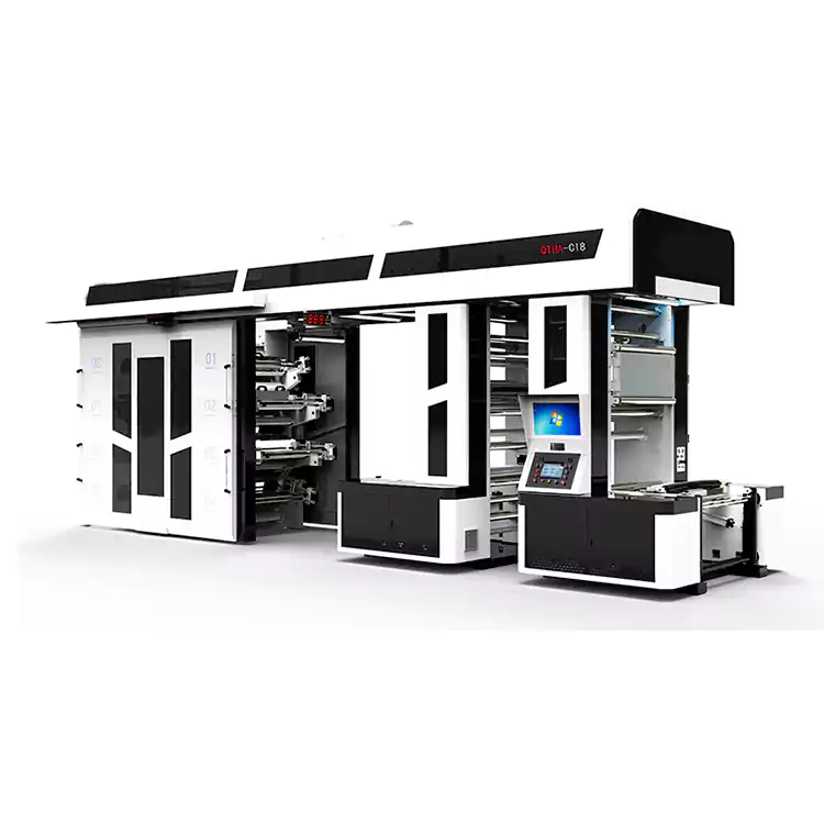 8개의 색깔 고속 세미 서보 드라이브 중앙 인상 플렉소그래픽 인쇄기