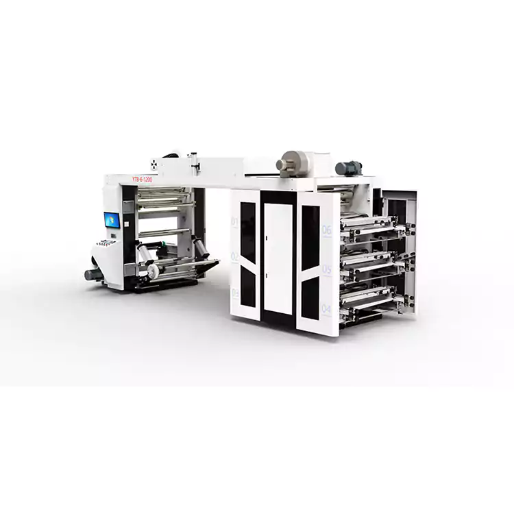 고속 플렉소그래픽 프린터 다중 색상 비닐 봉투 스택 유형 인쇄기